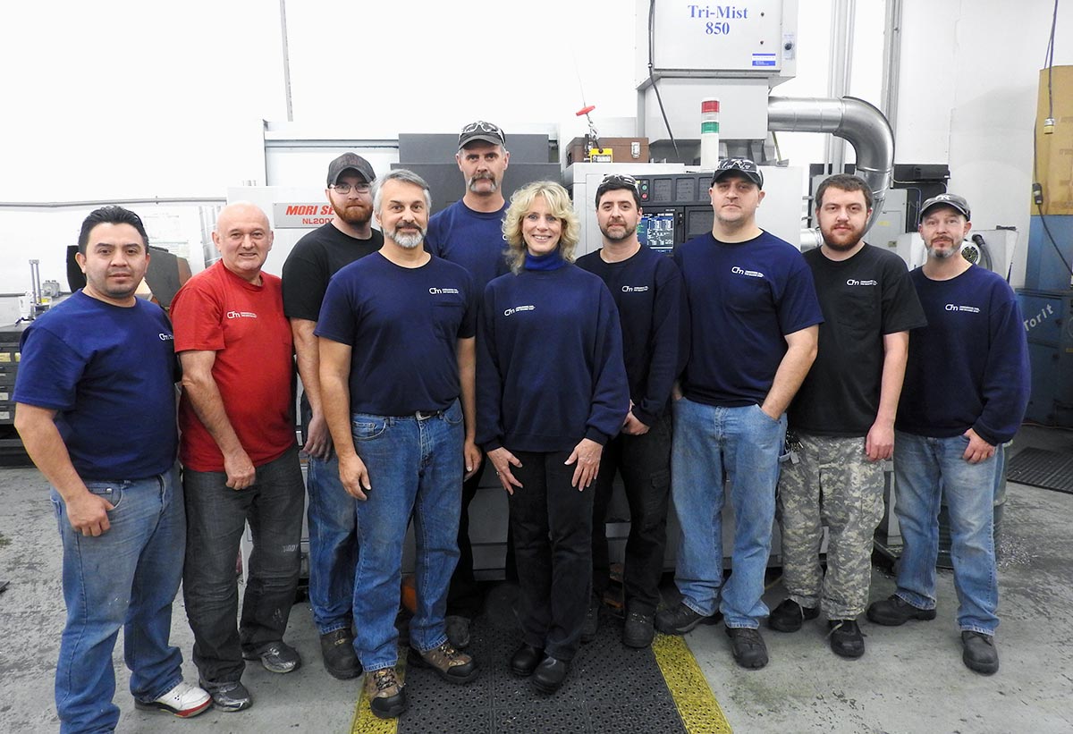 Photo of the entire team at Candlewood Tool and Machine Shop